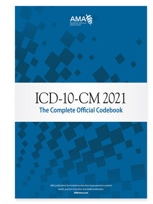 cover image of ICD-10-CM 2021: the Complete Official Codebook with Guidelines